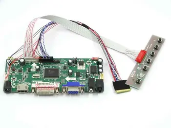 Комплект монитор контролен панел Yqwsyxl за Lp156wh3-TLD1 LP156WH3-TLT1 HDMI+DVI+VGA LCD води на водача на борда на регулатора на екрана
