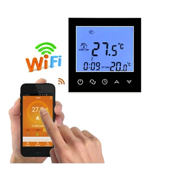 WiFi термостат за дистанционно управление на електрически топло пол 12/16a инфрачервен нагревател пол контрол на температурата по телефона