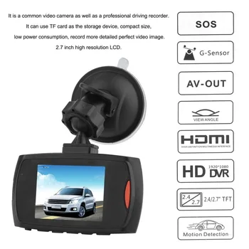 G30L Car DVR Dash Cam Car Camera Запис на G-сензор IR Night Vision Full HD Hotsale Auto Accessaries High definition