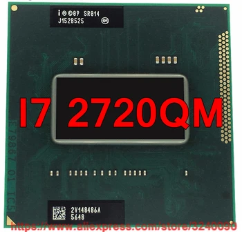 Оригиналния cpu lntel Core I7 2720QM SR014 CPU (6M Cache/2.2 GHz-3.3 GHz/Quad-Core) процесор на лаптоп i7-2720qm безплатна доставка