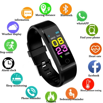 ZAPET новите смарт часовници на Мъже, Жени монитор на сърдечната честота, кръвното налягане фитнес тракер Smartwatch спортни часовници за ios и android +BOX