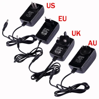 4 вида високо качество на ЕС / САЩ / обединено Кралство / AU Plug AC 110-240 v DC 12V 2A захранване за ВИДЕОНАБЛЮДЕНИЕ за сигурност IP камери