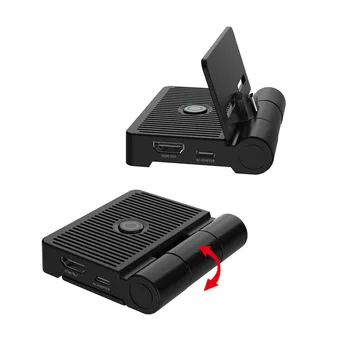 Преносима ТЕЛЕВИЗИЯ-док-станция за Nintendo Switch NS 3.0 Port USB HDMI-съвместими сгъваема поставка зарядно устройство ще захранване на Video Converter Dock