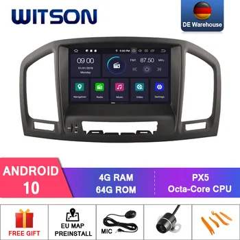 WITSON Android 10.0 IPS HD екран за OPEL INSIGNIA 2008-2011 CAR DVD, РАДИО 4GB RAM+64GB FLASH 8 Octa Core+DVR/WIFI+DSP+DAB+OBD