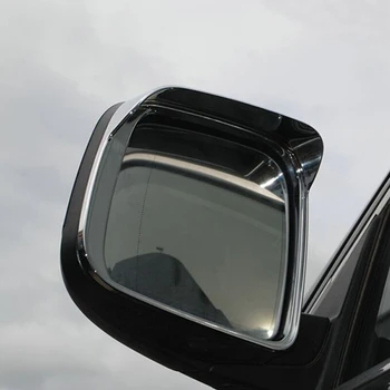 За dodge durango 2017 2018 2019 ABS хромирани огледала за обратно виждане блок дъжд веждите на кутията апликации стайлинг аксесоари за кола 2 бр.