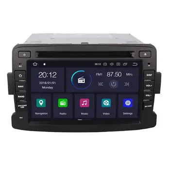 Android, 10.0 4G+64GB автомобилен мултимедиен dvd плейър GPS за Renault Duster 2012 2013 GPS Navigation radio auto stereohead unit Audio