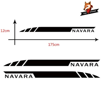 Стайлинг на автомобили пикап винил Спортен автомобил страничната пола етикети етикети за Nissan NAVARA взема камион авто стикер
