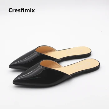 Cresfimix сандали се изсипва femmes жени сладък водоустойчив приплъзване на сандали обувки дама сладък удобни домашни сандали хладен сандали a874