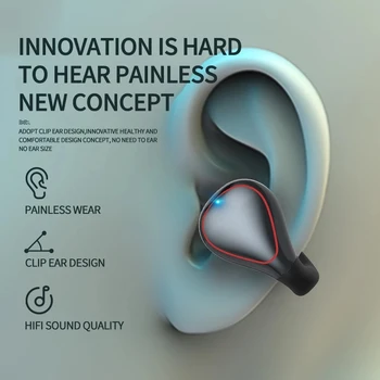 TWS Bluetooth слушалки стерео слушалки безжични слушалки с led дисплей захранване HiFi звук водоустойчив спортен слушалка