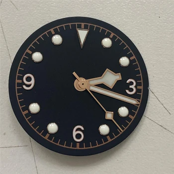 Подмяна на 31 мм зелен светлинен циферблат на часовника, за Miyota 8215 821A за Mingzhu DG2813 DG3804 механизъм аксесоари