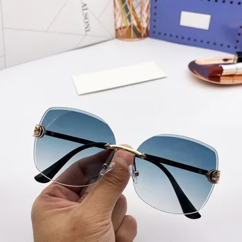 2020 нови слънчеви очила маркови дизайнерски модели слънчеви очила градиентный цвят без рамки слънчеви очила са модерни слънчеви очила с UV400 поляризирани nikolaj