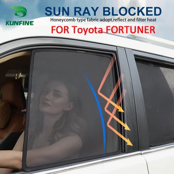 Магнитни слънчеви очила страничен прозорец на колата на окото щори за Toyota FORTUNER 2016 2017 2018 2019 2020 авто завеса
