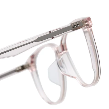 Logorela 1102 Ацетатная Оптични Рамки За Очила Дамски Ретро Реколта Кръгли Очила, Предписани Очила Очила За Късогледство