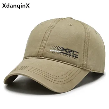 XdanqinX миещи памучни шапки за мъже и жени ежедневна спортна шапка нов регулируем размер на риболовна шапка унисекс възстановяване на предишното положение шапка