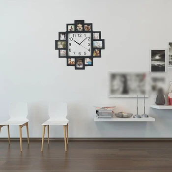 Фоторамка Стенен Часовник New Сам Modern Desigh Art Picture Clock Living Room Home Decor Horloge