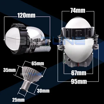 H7 Би-led обектив H4 H1 9005 9006 проектор LED фарове лещи 2.5 40 W универсален комплект Hella тунинг на автомобилни фарове аксесоари дооснащение
