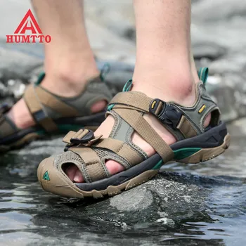 HUMTTO летни улични мъжки сандали дишащи туристически бързо съхнещи Треккинговые планински плажни обувки Женски нескользящие мъжки Аква маратонки