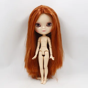 Blyth кукла icy licca body BL232 Fashion super smooth wild straight hair joint body 1/6 30см подарък играчка