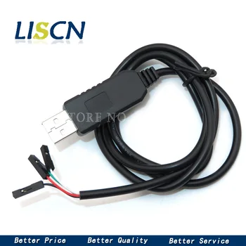 10шт PL2303 PL2303HX USB to UART TTL кабел модул 4p 4 пинов RS232 конвертор