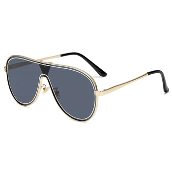 Модерни слънчеви очила на марката дизайн метални слънчеви очила за жени, мъже луксозни vintage слънчеви очила с UV400 нюанси очила gafas de sol