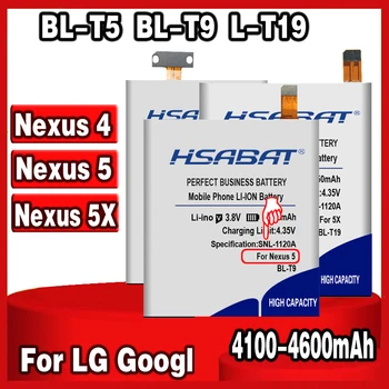 HSABAT BL-T9 батерия BL-T5 BL-T19 за LG Google Nexus 5 5X 4 G E980 D820 D821 D8 E975 E973 E960 F180 LS970 Optimus G E970 H790 H791 H798