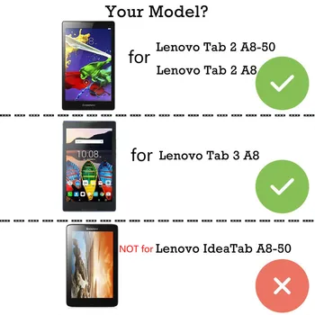 Изкуствена кожа калъф за Носене за Lenovo Tab 3 8 TB3-850F TB3-850M флип стойка калъф за таблет калъф за Lenovo Tab2 A8 A8-50Е A8-50LC capa