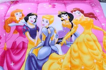 Disney Princess Cartoon Character утешители Single Twin Full Girl Queen ' s Quilts памучен плат есен зима сезон розов цвят