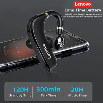 2020 Lenovo HX106 Bluetooth слушалки Pro Ухото на куката Безжична Bluetooth 5.0 втулки с микрофон 40 часа за шофиране срещи