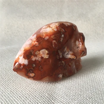 Естествен кварцов кристал Ахат черешов за продажба камъни и кристали за декорация на дома декоративни кристални черепа