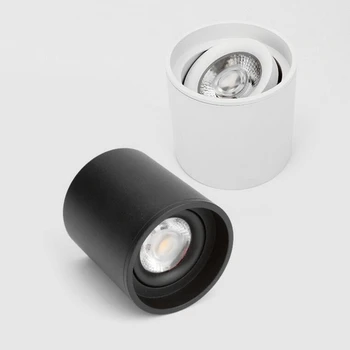 Повърхностно монтирани Dimmable LED Downlights 7W/9W/12W/15W COB LED таван точка осветление AC110-240V топло и студено бяло вътрешно осветление