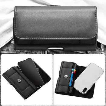 Телефонна чанта, колан и чанта 3,5-6,3 инча за iPhone 11 Pro XS Max XR X 10 8 7 6 6s plus PU кожа на притежателя на картата калъф за телефон поясная чанта