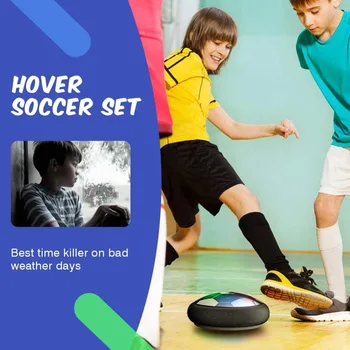 Децата Air Power Hover футболни топки тенис кортове обзавеждане смешно led светлина мигаща топката играчки футболна топка плъзгащи мулти-повърхността на топката