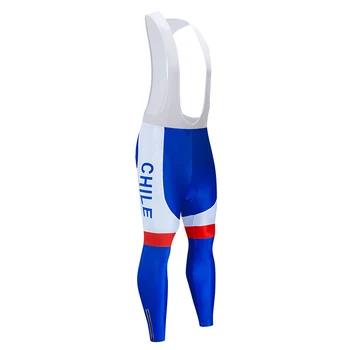 2021 Team Chile Men ' s Long Cycling Jersey 9D Set МТБ Uniform Bicycle Clothing Дишаща Bike Дрехи се Носят Ropa Ciclismo Трико