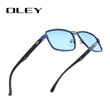OLEY Brand 2020 модерни мъжки слънчеви очила polarized квадратни метални рамки открит антибликовый uv400 шофиране риболовни очила Y5924