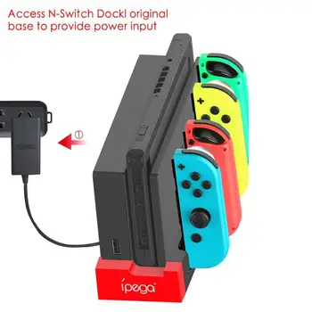 PG-9186A контролер зарядно устройство зарядно устройство за зареждане поставка за Nintendo Switch Joy-Con за N-Switch Dock за N-Switch JoyCon Game Console