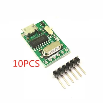 чисто Нов 10шт USB to TTL converter Micro UART модул CH340G CH340 3.3 V 5V превключвател за буутлоудъра mini pro