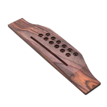 Мост от палисандрово дърво за 12 струнна акустична китара, аксесоари подмяна на части