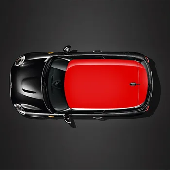 Червен площад Юниън Джак автомобила люк на покрива етикети етикети авточасти за MINI COOPER R55 R56 R60 R61 F54 F55 F56 F60 автомобилни аксесоари