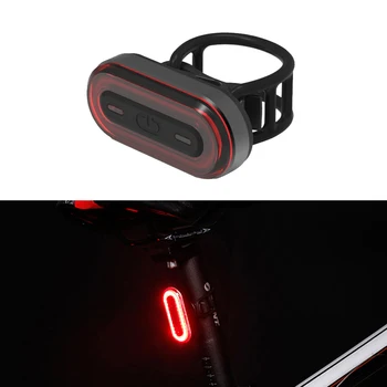 USB Акумулаторна велосипеден задна светлина Колоездене led задна светлина задна светлина фенерче за наем на сгъваеми велосипеди аксесоари задна светлина
