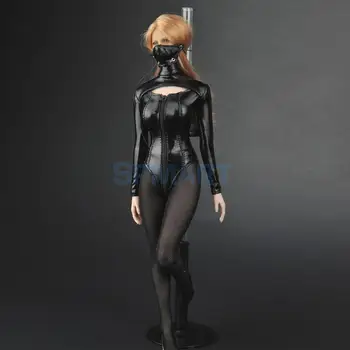 1/6 мащаб женски секси комплект бельо от изкуствена кожа облекло костюми + високи токчета играчка за 12 инча HT CG фигурка на тялото