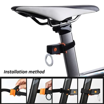 Под наем мулти режими на осветление на Велосипеди фенер USB Led Велосипеден фенер премахване на крайните задните вело светлини за планински велосипед подседельный болт