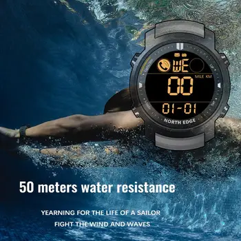 2020 новите смарт часовници за NORTH EDGE ЛЕЙКЪР на Мъже, Жени Спорт водоустойчива смарт часовници за мониторинг на сърдечната честота сън Smartwatch