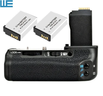 BG-E18 Battery Grip + 2x LP-E17 Батерия за Canon EOS 750D 760D T6i T6s X8i 8000D DSLR-камери.