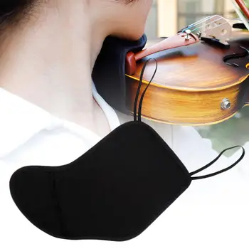 Цигулка брадичка на рамото почивка мек памучен диск гъба капак протектор за 4/4-4/3 мост тип Цигулка Цигулка аксесоари