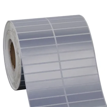 25*15 мм*10000pcs triplex row ПЕТ sliver label stickers Transfer терефталат полиетилен гликол этикеточная хартия за етикетиране на продукта