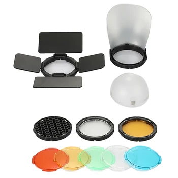 TRIOPO Magnetic Round Head Flash Аксесоар Kit For Godox V1 H200R Photography резервни части за TRIOPO R1 F1-200