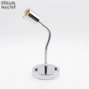 модерен тавана лампа gooseneck минималистичен E27 регулируема маркуч за повърхностно монтиране на лампи черно-бял златен хром стенен лампа