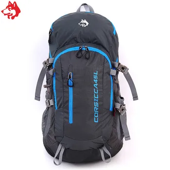 45L черен голям капацитет портативен походный инвентар чанта за активна почивка, Спорт Китай къмпинг туризъм раница