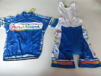 2021 колоездене Андалусия велосипедна екип Джърси велосипедни шорти облекло Ropa Ciclismo мъжки летни бързо съхнещи PRO мотор Майо панталони съсирек