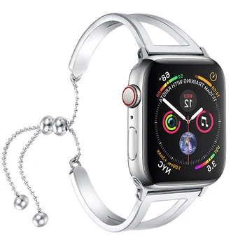 Каишка от неръждаема стомана за apple watch band 44 мм 40 мм iwatch band 42 мм, 38 мм и каишка за часовник correa apple watch серия 5 4 3 2 38/42